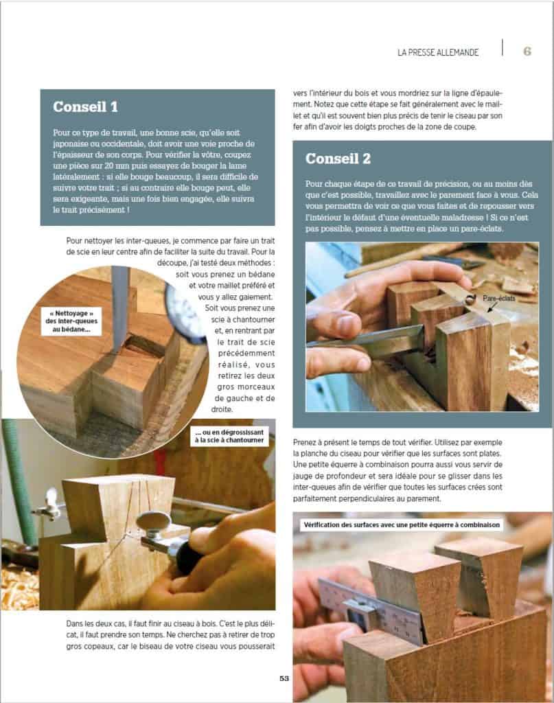 Fabriquer son établi page 53